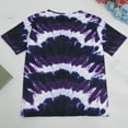 thumbnail image 7 of Women's Casual Tie Dye Heart Graphic T Shirt Short Sleeve Crewneck Tee Tops, 7 of 7
