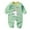 style-02 Green, variant on Gubotare Baby Rompers Unisex Baby Boy Romper Summer Jumpsuit Newborn One Piece Outfit 0 3 6 9 12 18 24 Months (Yellow,1-3 Months)