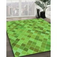 thumbnail image 2 of Ahgly Company Indoor Rectangle Patterned Emerald Green Area Rugs, 2' x 4', 2 of 6