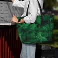 thumbnail image 7 of Naloa Green Leave Fern Large Capacity Beach Bag, Waterproof Sandproof Beach Swim Pool Bag Tote Bag for Women, 7 of 7