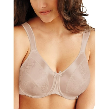 Microfiber Satin Bra - Women's Satin Tracings Minimizer Bra, Style 3562