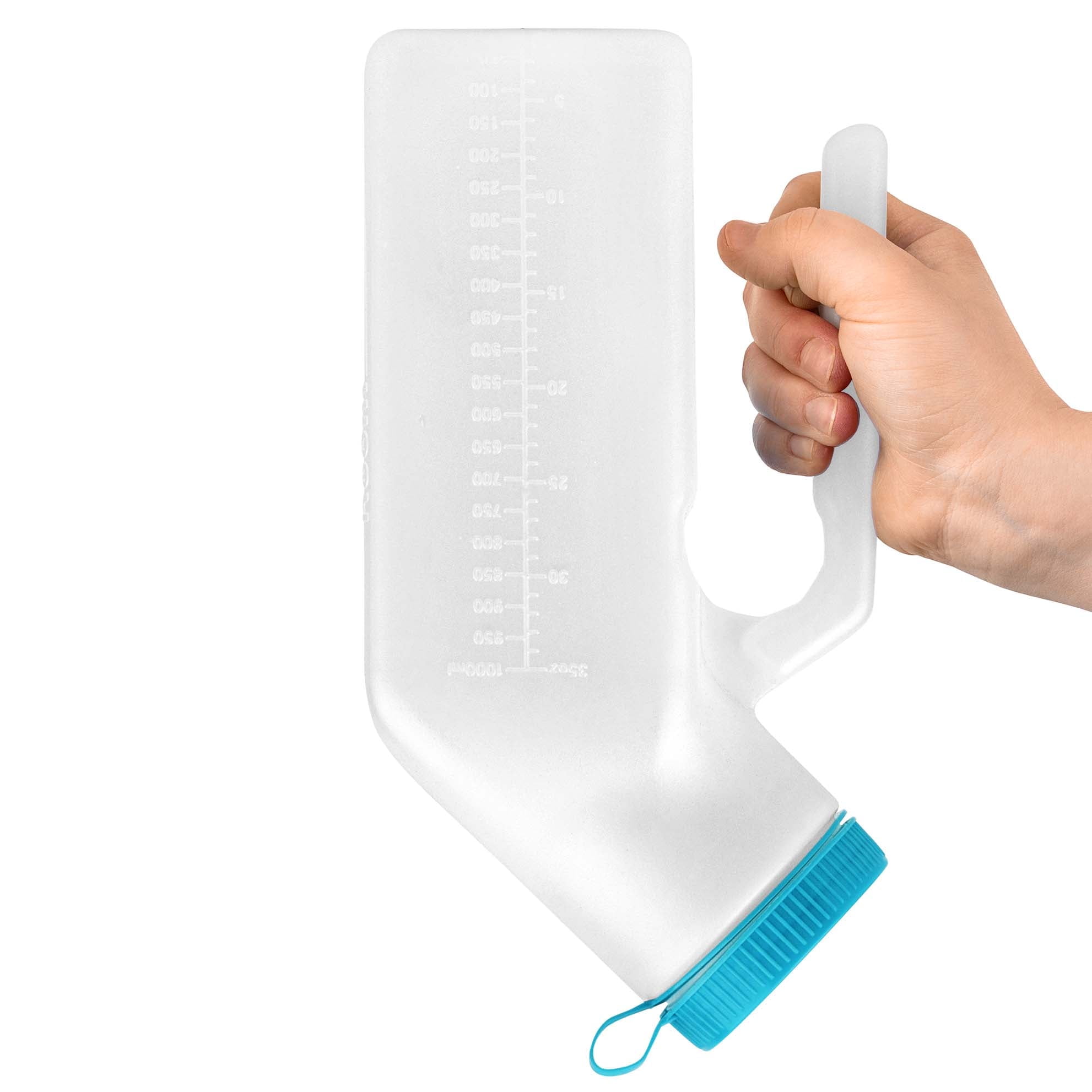 Drive Medical Bedside Male Urinal, Durable Plastic, Easy to