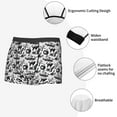 thumbnail image 6 of Naloa Black White Halloween Print Mens Underwear - Boxers for Men, Classic Briefs for Men, 6 of 9