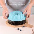 thumbnail image 4 of Silicone Chiffon Cake Mold Portable Reusable Washable Replacement Washable Flexible Heats-resistant Home Bakery Pastry Dessert Baking Tray Mould Red, 4 of 9