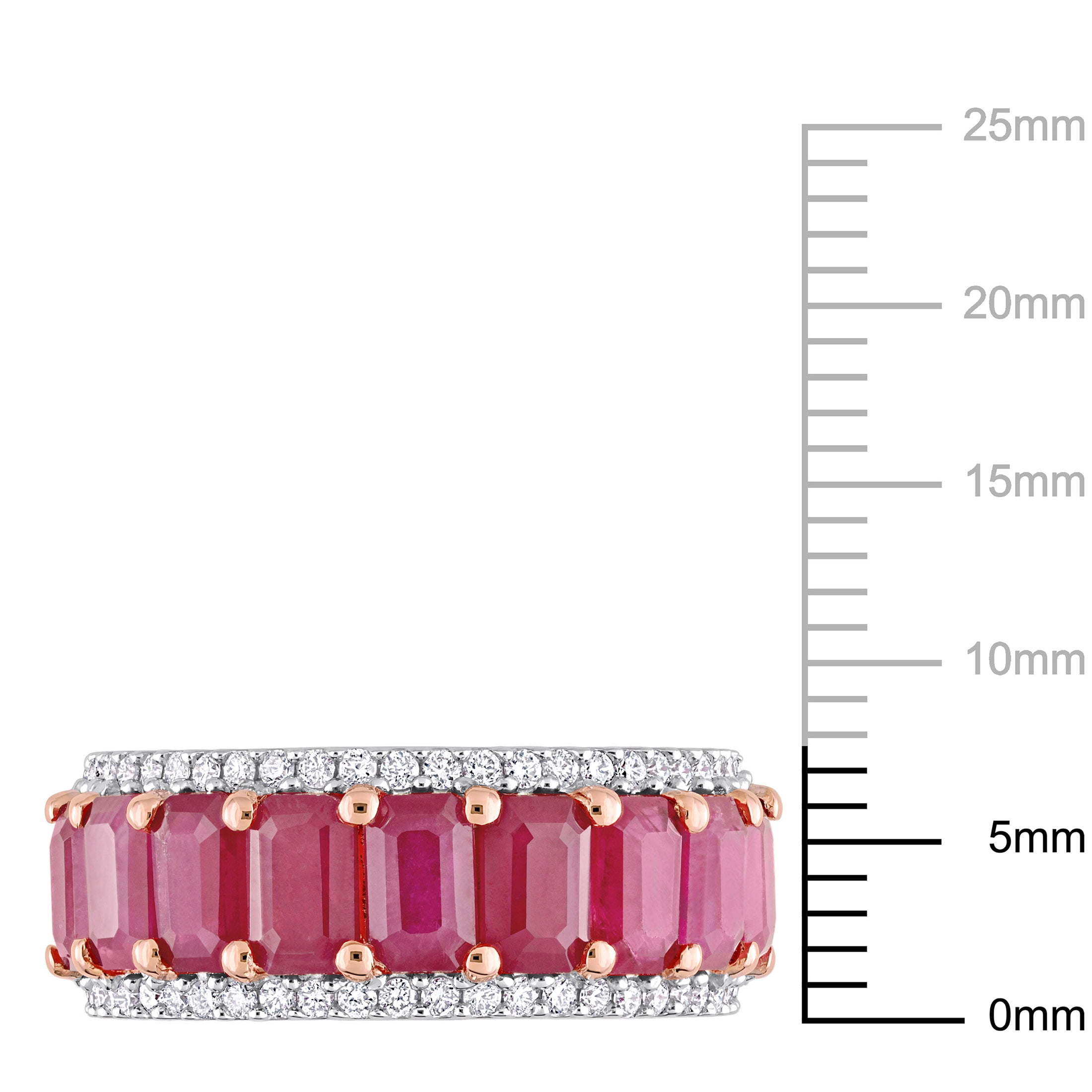 Everly Women's Ruby 14k Rose Gold Ring
