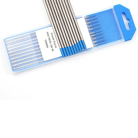 

SENRISE 10Pcs/Pack Tig Welding Tungsten Rod Electrodes 2% Lanthanated 5 Choice