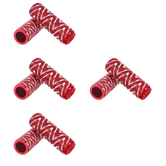 Raindrops 4 Pairs  Replacement Bike Pegs Nonslip Cycling Pegs Portable Bike Rear Pegs Bicycle Rear Pegs