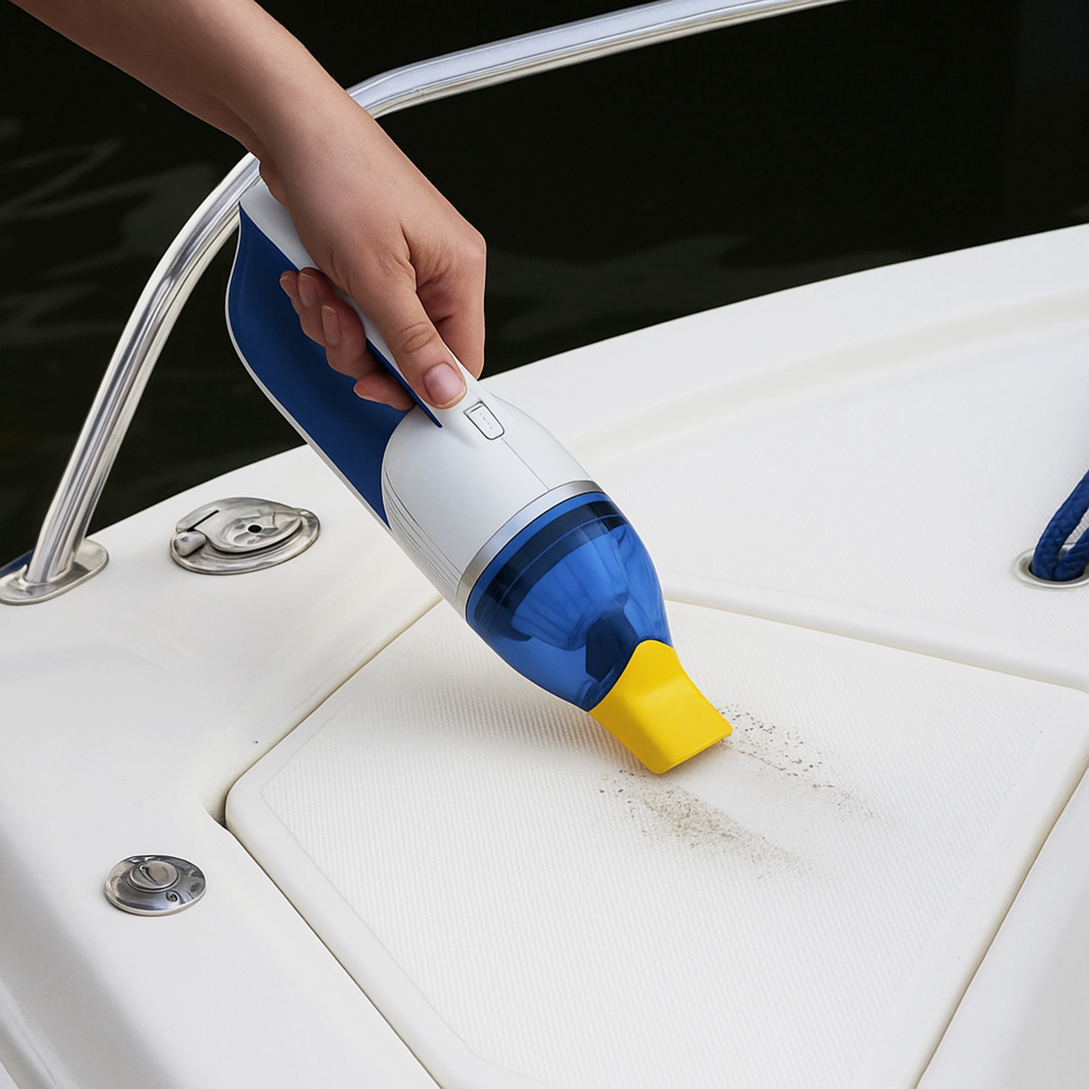 Horsepower Marine Duck, Rechargeable Handheld Vacuum with Accessories - New - Cordless - Portable