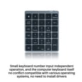 thumbnail image 4 of Teclado Numérico Inalámbrico 28 Teclas Bluetooth Usb Recargable Diapasón Inalámbrico Expandido Teclado Clavier Para Computadora Hogar Viaje Methold EL007785-00, 4 of 5