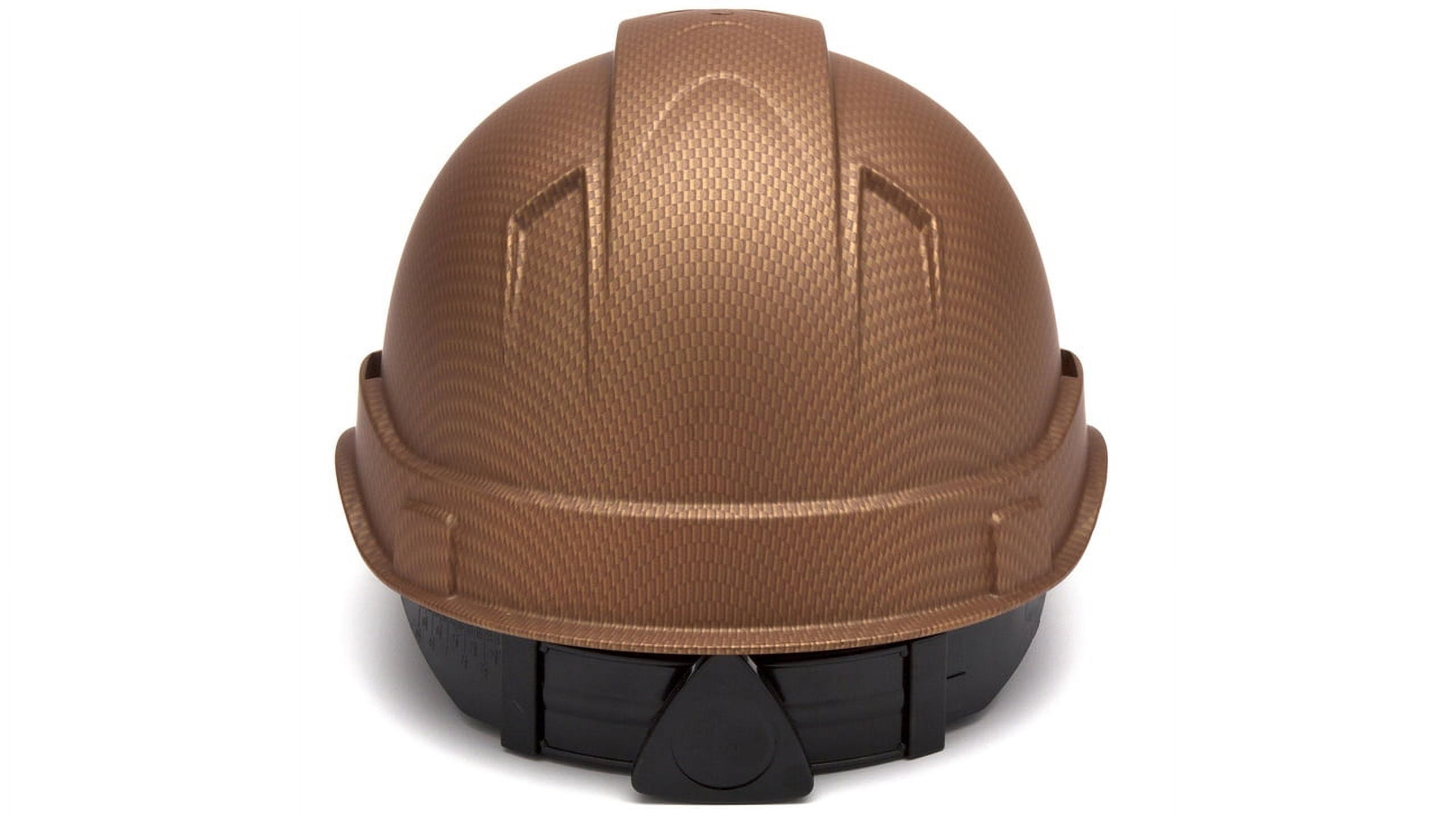 Ridgeline Cap Style Hard Hat, 4 Point Ratchet Suspension, Copper Pattern