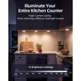 thumbnail image 3 of EZVALO 6-Pack Rechargeable Motion Sensor Light Indoor, 15 RGB Color Temps Under Cabinet Lighting, Wireless LED Puck Lights with Remote, Und, 3 of 9