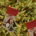 thumbnail image 5 of Cheapark 2-Piece 18 Inch Gnome Santa Stockings - Personalized Soft Red Design for Fireplace, Festive Family Holiday Decor, 5 of 6