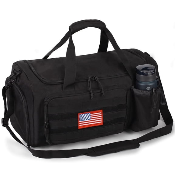 BerryRizz 2-in-1 Gym Bag for Men, 40L Large Travel Bag with Shoes Compartment, Multi-functional Bags