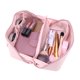 thumbnail image 4 of Cosméticos para Mujer Organizador Cosméticos Cuero Suave Almacenamiento Lavado (rosa), 4 of 9