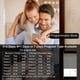 thumbnail image 4 of Termostato inteligente conectado WiFi para caldera de gas/agua 3A con cable Alexa/Google Home/Tuya Smart Life APP compatible, termostatos de ambiente programables caldera de pared negro, 4 of 5
