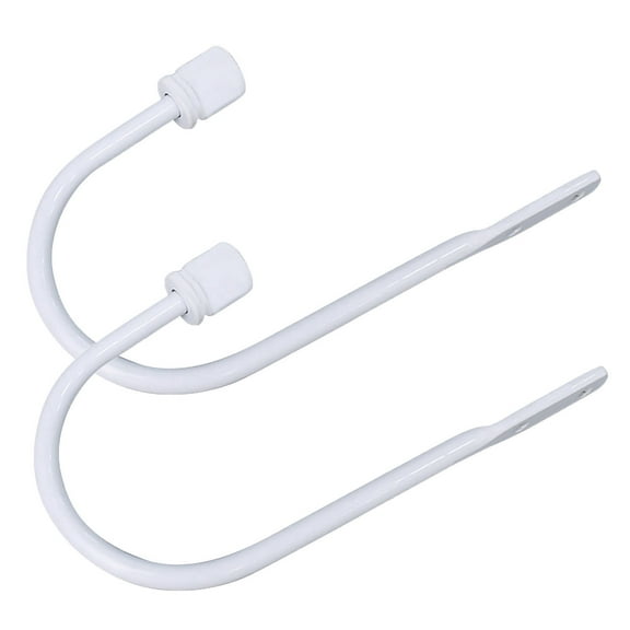 Sulgyt 2 Pack Curtain Holdbacks Hook Wall Mounted Curtain Tieback Hook Drapery Tiebacks, Decorative Curtain Tiebacks, Curtain Pull Backs with Screws