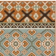 thumbnail image 6 of SAFAVIEH Veranda Dogon Southwestern Indoor/Outdoor Area Rug, 2'7" x 5', Green/Terracotta, 6 of 6