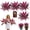 4pcs, variant on 2/4/10 PACK Vibrant Outdoor Ferns Dragons Blood Tree Artificial Fake Flowers Plant for Outdoors Decor Front Porch Patio Tropical Faux Plants That Look Real Decorations for Vase Large Outside