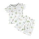 thumbnail image 1 of Odeerbi 1-8 Años Niños Niñas Pijamas de Verano de Algodón de Manga Corta Tops Pantalones Cortos Conjunto de Dos Piezas de Pijama, 1 of 3