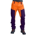 thumbnail image 2 of GrmtClth Mens Cargo Pants 2026 Linen Relaxed Fit Casual Elastic Waist Drawstring Palazzo Pants Summer Beach Travel Wide Leg Trousers with Label Orange 2XL, 2 of 6