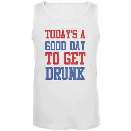 July 4th Good Day To Get Drunk Mens Tank Top (Best Punch To Get Drunk)