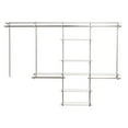 thumbnail image 2 of Rubbermaid 48-Inch Titanium Space Add-On Shelving wif Hang Rod Kit (Uprights Not Included), 2 of 4