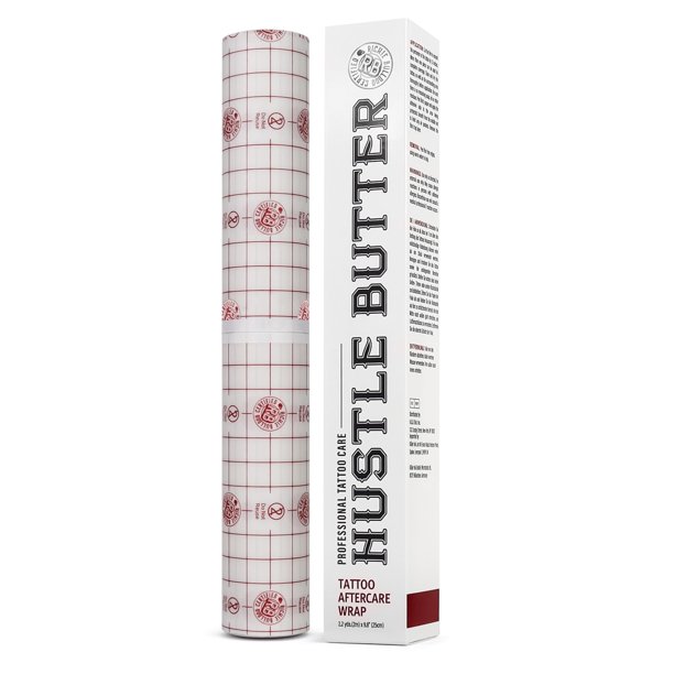 Envoltura para tatuajes Hustle Butter Second Skin, 25 cm x 2 m, transparente