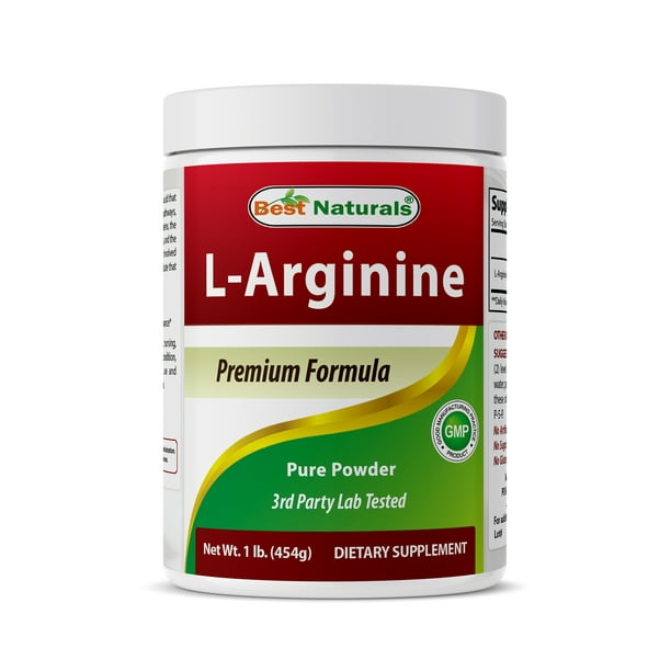 Best Naturals LArginine 1 Lb Powder Cardiovascular Health Supplement