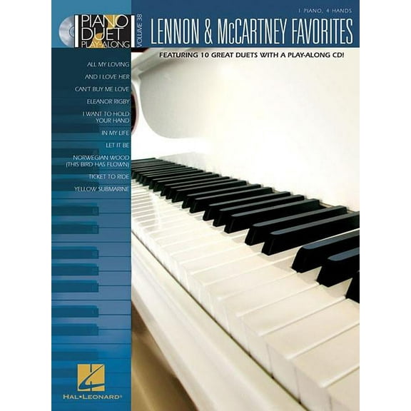Lennon  McCartney Favorites: Piano Duet Play-Along Volume 38