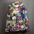 thumbnail image 4 of Invader Zim Hoodie 3D Print Pullover Hooded Long Sleeve Sweatshirts Tops Blouse with Pocket for Mens Womens, 4 of 8