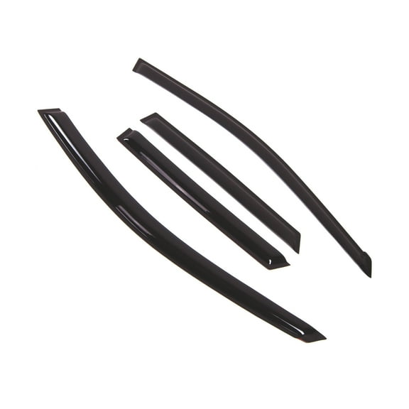 Tuningpros WD2-347 Outside Mount Window Visor Deflector Rain Guard Dark Smoke 4 Pcs Set For 2003-2007 Nissan Murano
