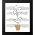 thumbnail image 2 of Longfellow Designs 20x23 Black Modern Framed Museum Art Print Titled - Scandi Plant, 2 of 5