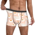 thumbnail image 2 of Kdxio Men's Boxer Briefs with Geese and Flower Print - Comfortable and Breathable Underwear for Everyday Wear, 2 of 7