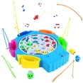 thumbnail image 1 of Angling Games Toy for Children 3 4 5 Years Old Boy Girl Board Games with Fish Toy Fishing Rod Musical Games Educational Game Toy Gift for Children 3 4 5 6 Years Old, 1 of 5