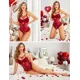 thumbnail image 5 of Body De Encaje Para Mujer, Lencería De Una Pieza, 5 of 6