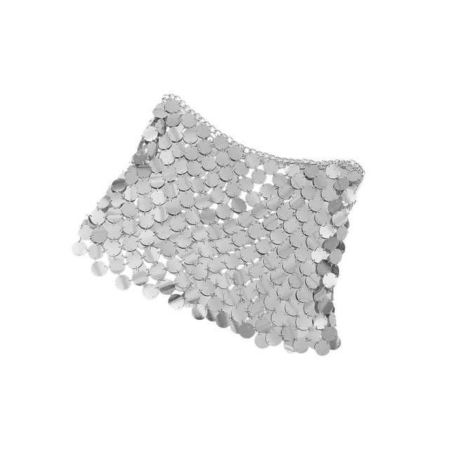Falda de lentejuelas Macarena Corta Mini Ahueca hacia Fuera Cadena de la Cintura