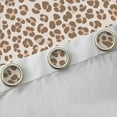 thumbnail image 4 of Manfei Leopard Print Black Out Curtains,Jungle Animal Curtains Pack of 2 (42x63 Each),Brown Cheetah Hide Bedroom Curtains For Girls Boys,Breathable Home Decor, 4 of 6