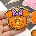 thumbnail image 4 of New Pumpkin Ghost Chenille Towel Embroidered Patch Iron On Patches with Gold Glitter Sequins AppliqueFor Clothing Decoration (Colorful), 4 of 7