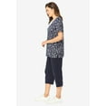 thumbnail image 3 of Woman Within Plus Size 2-Piece Tunic And Capri Set, 3 of 4