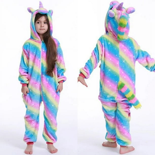 Pijamas de animales para ninos ropa de dormir de una pieza mono de cuerpo completo unicornio disfraz de cumpleanos para ninas Bodega Aurrera en linea