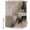 Charcoal Gray, variant on Grey Abstract Art Shower Curtains for Bathroom, Contemporary Luxury Waterproof Fabric Shower Curtain, Decorative Bathroom Curtain for Bathtub, 36"x72", No Hooks Included