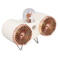 thumbnail image 4 of USB Desk Fan, Retro Appearance Desktop Fan USB Charging  For Home White, 4 of 8