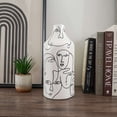 thumbnail image 1 of Grand Vase en Lin avec Visages, 1 of 5