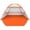 Orange- Beige-3 person, variant on Beach Tent Sun Shelter For 3/4/6/8/10 Person With Upf 50+ Uv Protection  Lightweight & Easy Setup Shade Portable Cabana