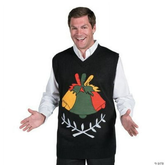 Ugly Sweater Bell Vest - Apparel Accessories - 1 Piece