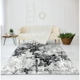 thumbnail image 3 of Luxe Weavers Contemporary Abstract Gray 8x10 Area Rug, Machine-Made Modern Carpet, 3 of 7