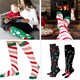 thumbnail image 5 of Calcetines novedosos para mujer - Calcetines navideños hasta la rodilla - Calcetines navideños divertidos, 5 of 5