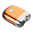 thumbnail image 1 of Tamaño Bolsillo Eléctrico La Afeitadora Eléctrica Portátil Mini Rasurador USB Recargable Doble para Oficina Viajes Negocios, 1 of 9