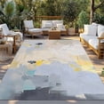 thumbnail image 3 of Fsddascl Pink Blue Outdoor Rug for Patio/Deck/Porch, Non-Slip Large Area Rug 5 x 8 Ft, Modern Abstract Oil Painting Art Indoor Outdoor Rugs Washable Area Rugs, Reversible Camping Rug Carpet Runner, 3 of 5