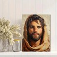 thumbnail image 2 of Qisvanset Framed Canvas Wall Art 12x16 Inch Jesus Portrait Religious Painting Art Home Gift, 2 of 5